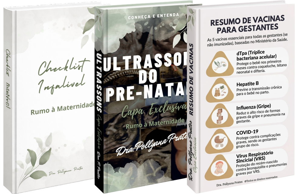 Combo Completo: Checklist, Guia de Vacinas e Resumo de Ultrassons