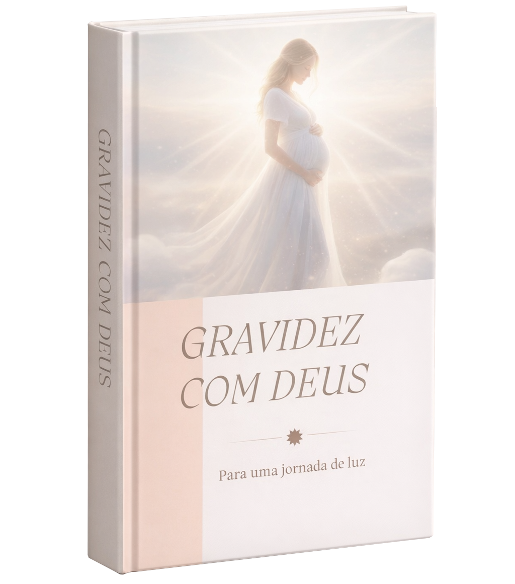 Mockup 3D do Gravidez com Deus